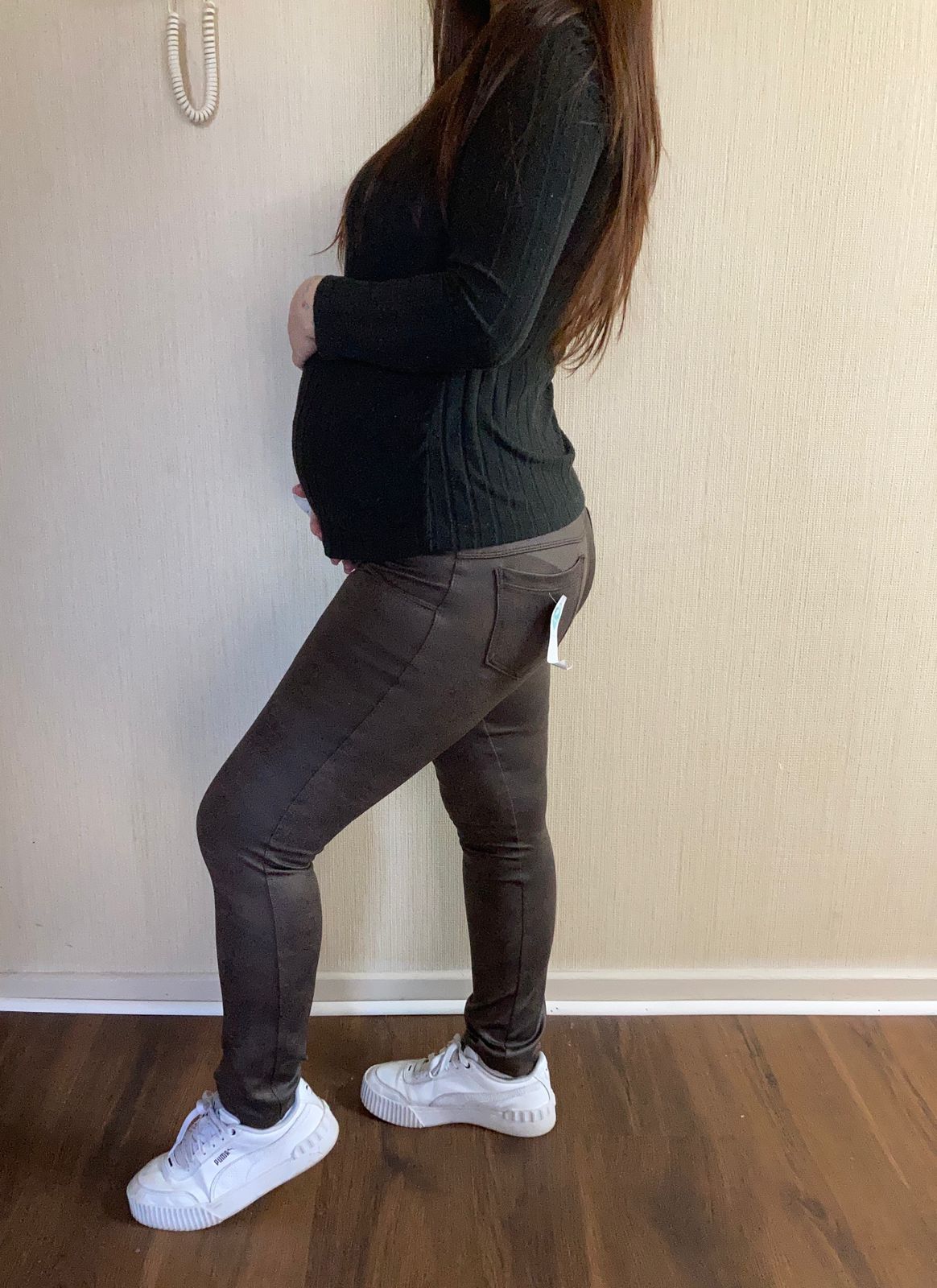Leggins Ecocuero Café