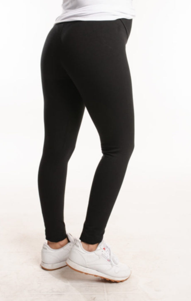 Calza Negra Lycra Algodón