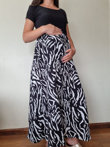 Vestido Maxi Cebra