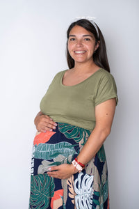 Vestido Maxi Oliva
