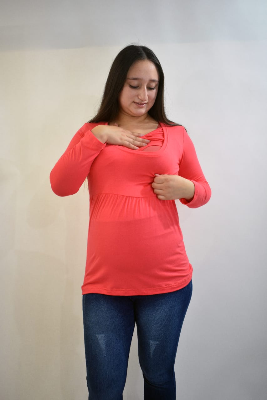 Polera Carmen Coral