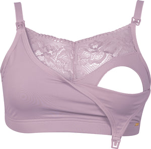 Sostén Semi Encaje Morado