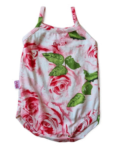 Body Flores Rosa