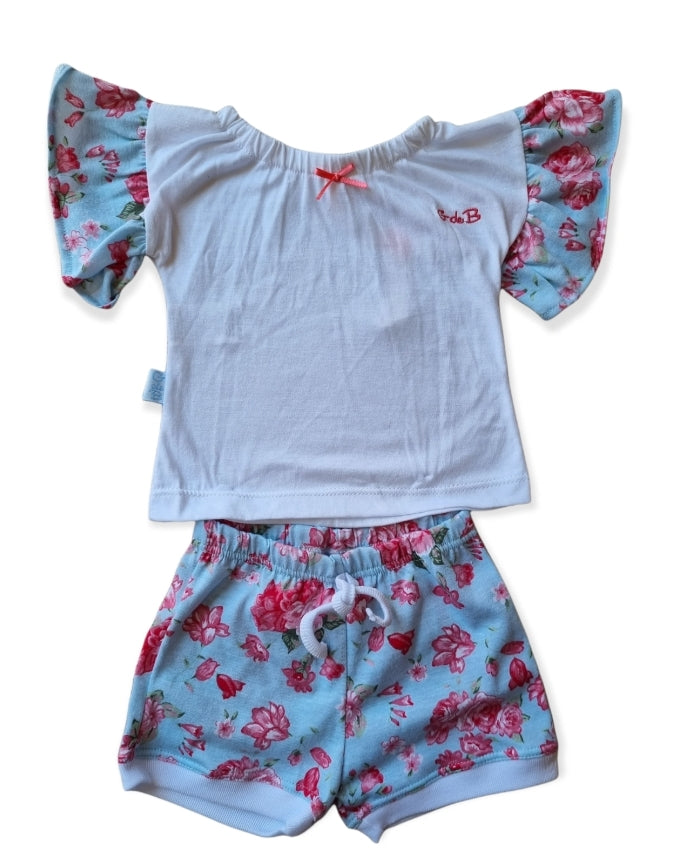 Conjunto Flores Short