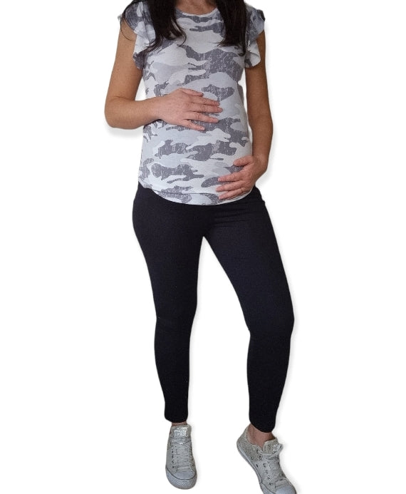 Calza Algodón Negro Mamikids