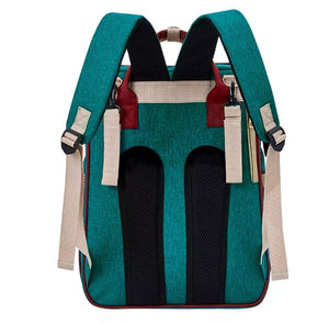Mochila Maternal Con Mudador Multicolor