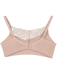 Sostén Semi Encaje Beige