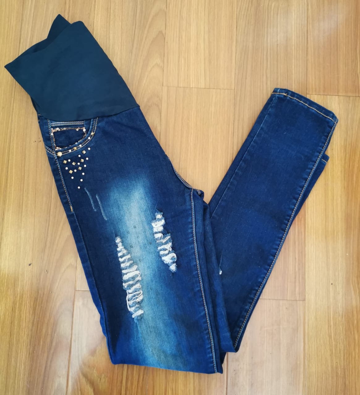 Jeans Azul Tachas Mamikids