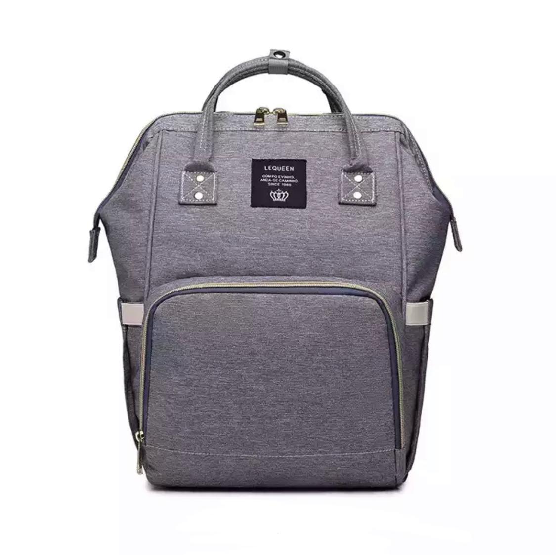 Mochila online maternal gris