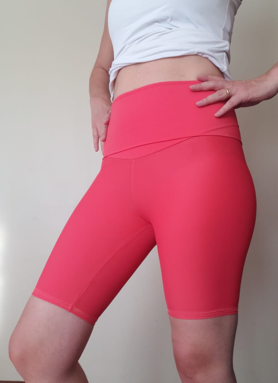 Biker Coral Lycra