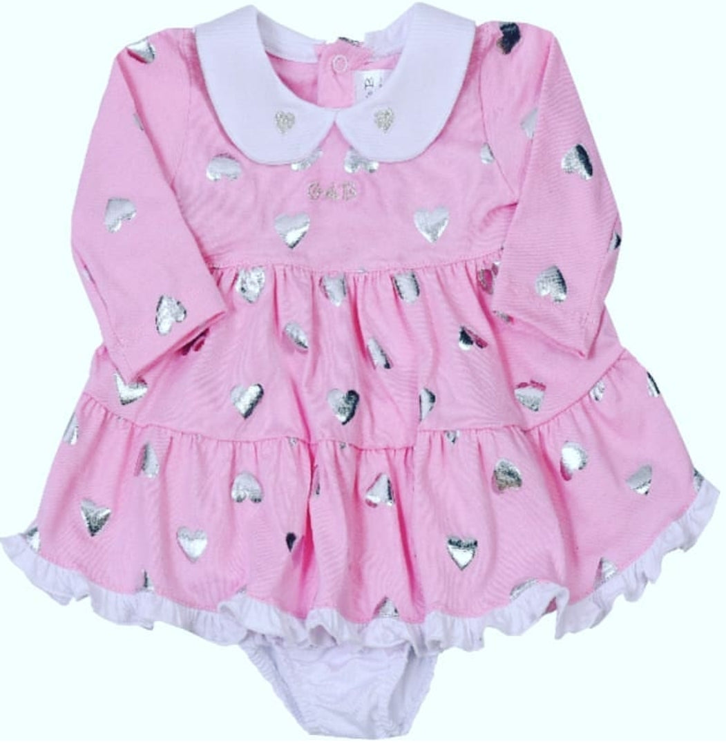 Conjunto Corazones Rosa