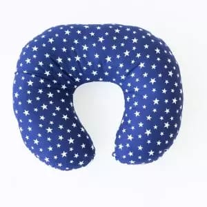 Cojín Lactancia Azul Estrella Blanca