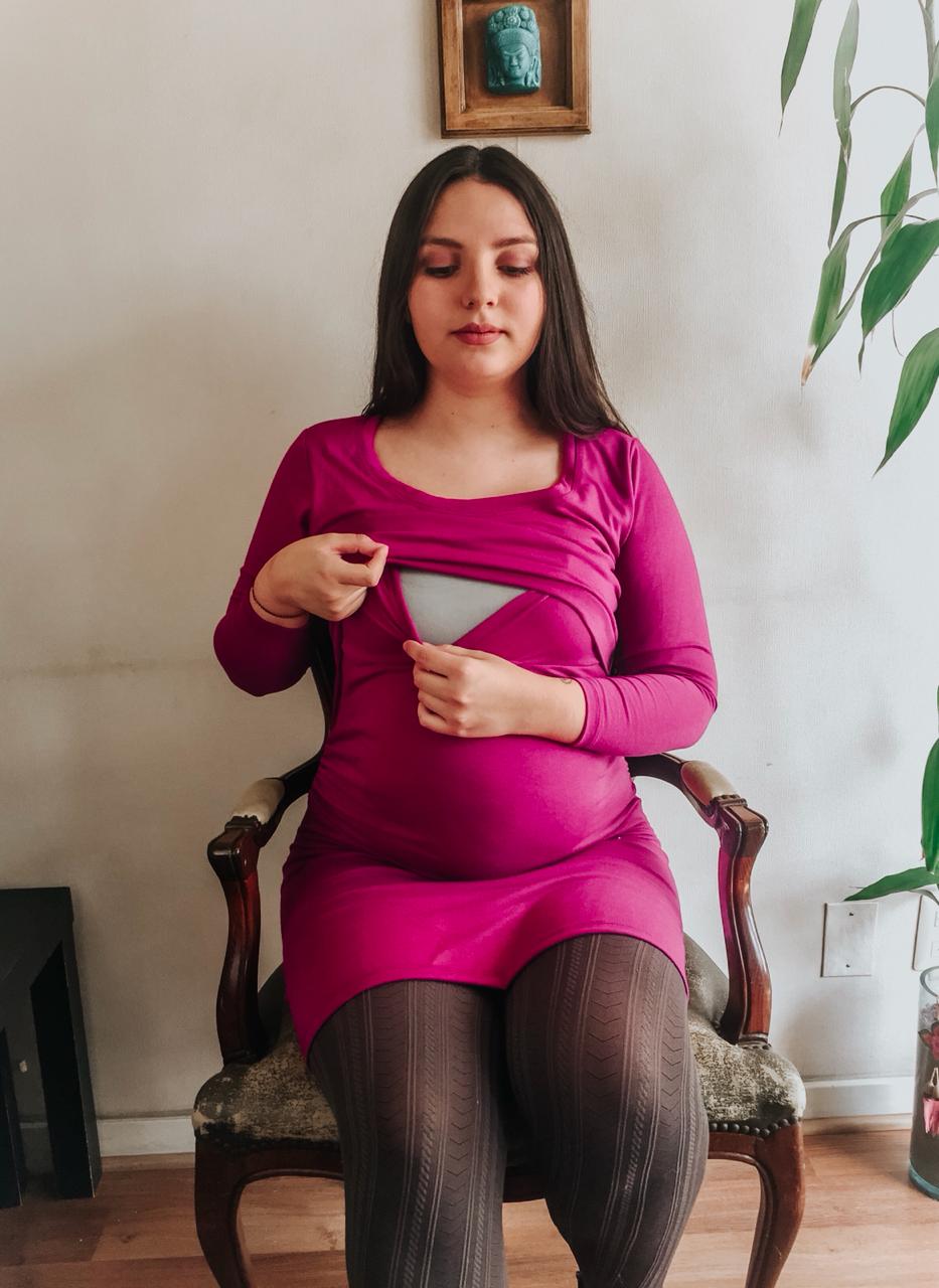 Vestido Sabrina Morado