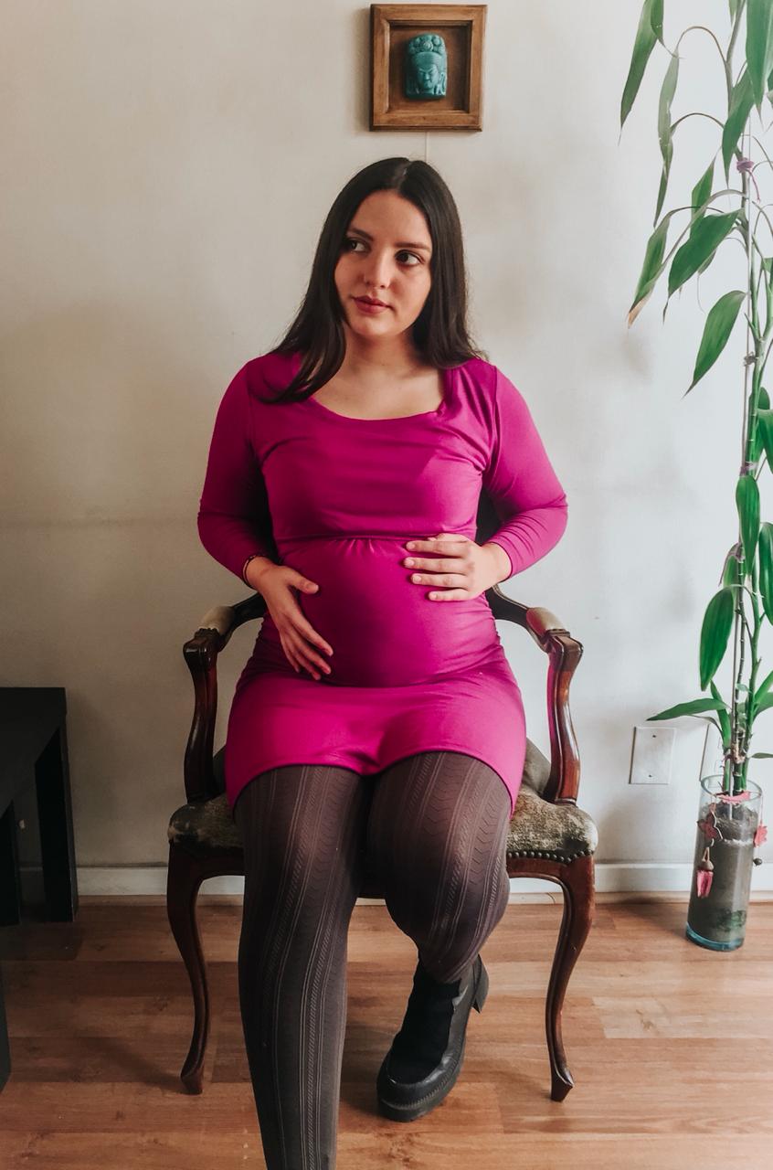 Vestido Sabrina Morado